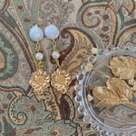 淡水パールとgoldflowerアンティークアクセサリー