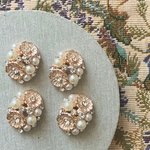 4pcs Handmade* 資材 B-592 bijou cabochon