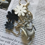 鳥獣戯画のお猿さんバッグチャームにもなるKeyキーパー