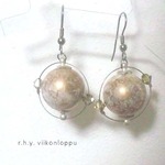 T様オーダー分　*惑星ピアス(retrospective earth)*
