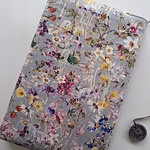 単行本　リバティプリント使用　ブックカバー　*　ワイルドフラワーズ　Wild Flowers 