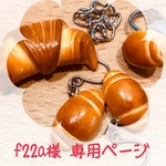 f22a様 専用［オーダー品］ミニチュアパンのピアス、イヤリング、チョーカーヘッド☆