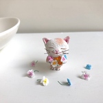 春の花束猫さんカレンダーセット茶トラ白
