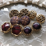 (2.0〜2.5㎝)GOLDbuttonset10