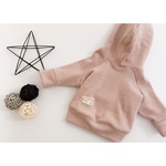 【犬服】シンプルパーカー（ピンク）