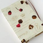 文庫本ブックカバー　チョコスイーツ