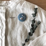 刺繍ブローチ