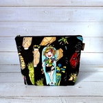 現品のみ★LoralieHarris♪ printのポーチ【L】 ゴルフB