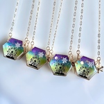 【F】*Winter Hexagon*°ネックレス