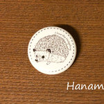 ※送料無料※　缶バッジ ハリネズミ