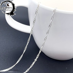 【シルバー925 45cm NO.3】スターリングシルバー sterling silver ネックレスチェーン デザインチェーン 高品質ネックレスチェーン★森の雑貨屋さん★
