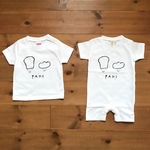 ベビーキッズTシャツ、ロンパース「PANS」