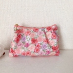 NEW♡リバティ2020年春夏柄「コベントガーデン」優しい手ざわりのタックポーチ