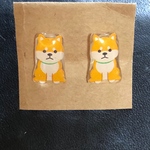 再販!!柴犬ピアス🐾