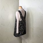 小柄の方へ　ブラックオックス　ネコとネズミ　まあるくクロスプルオーバーエプロン　73