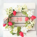 ★★★パピコ様専用★★★いちごがかわいい フルーツリース 　