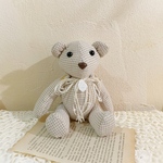 ＊cotton Plaid bear＊B