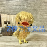 モヘア仕立ての手乗りヒヨコちゃん♪