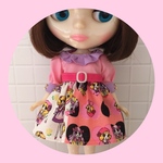 レトロgirlワンピース&ニーハイストッキング♡pink
