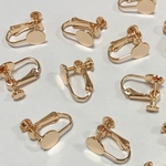  ❤️全品送料無料❤️【商品番号D-01】平皿8mmイヤリング10個 ゴールド