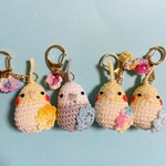 【瑠璃様☆専用ページ】オーダー品  おまんじゅうオカメインコちゃんのチャーム
