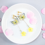 春を運ぶ蝶《菜の花》  イヤリング