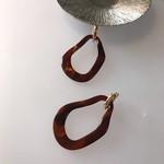 【受注生産】べっ甲(本物) オーバルピアス/イヤリング