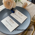 【chinatsui様用】結婚式　席札☆E（クリップ付き、10部）
