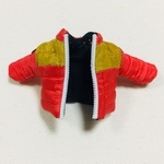 異素材ダウン風ジャケット⑤<適応サイズ:オビツ11、ねんどろいどどーる>