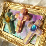 【受注制作】 vintage cross candle