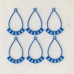 Blue Designed Drop Pendant Tops