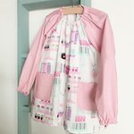 長袖スモック＊CANDY FACTORY WHITE＊100〜120