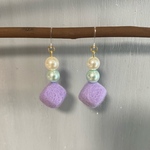 ピアス　　ラベンダー⭐️