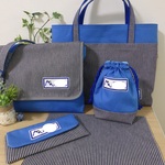 【オーダ－予約品】s様専用＊かっこいいヒッコリー生地の入園グッズ