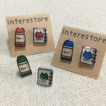ねこ好きのお絵かきセットピアス