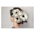 ヘアアクセサリー  髪飾り　アネモネ