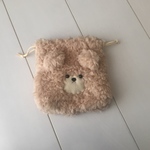 ふわもこ♪くま巾着☆Sサイズ