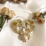 Spring color pierce/earring