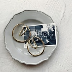 #072 streamlined earcuff【gold】