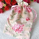 ✨ローラアシュレイ生地使用　ミニ巾着　　 KN002✨