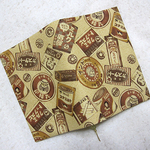 ブックカバー・文庫　*昭和レトロ・おもしろ看板*(セピア)