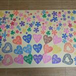 ハートのありがとう15枚＆お花セット②