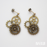 歯車ピアス -a　Steampunk