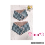 値下げ!　数量限定⭐️あったかウールの親子お揃いネックウォーマー＊千鳥柄