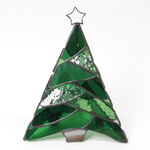 ステンドグラス 　三角ツリーG-B