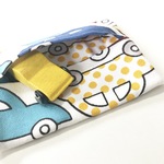 ミニポケットティッシュケース《車・白》