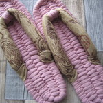 布ぞうり：cameo pink24.5cm/麒麟きりん