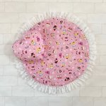 ☆ワンちゃん カフェマット 丸型 & あごまくらセット☆ドット＆アリス