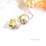 再販2✨ピンク🌸フラワー、イヤリング