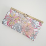 リバティ ラミネート  Swim Dunclare ピンク長財布